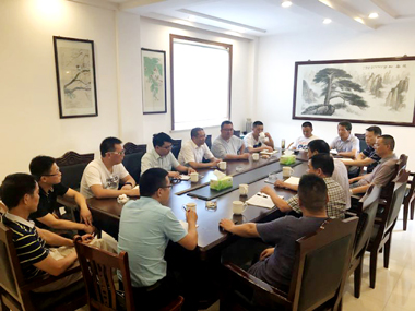 瀘天化股份公司總經(jīng)理趙永清帶隊走訪華東市場并慰問九禾江津復肥基地員工