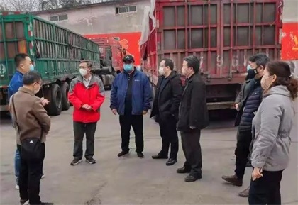 集團(tuán)公司領(lǐng)導(dǎo)檢查公司疫情防控及生產(chǎn)經(jīng)營工作