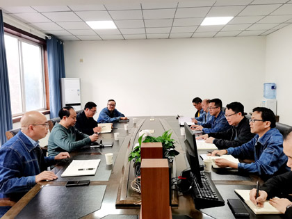 瀘天化股份公司黨委書記、董事長廖廷君一行到物資供應公司調(diào)研