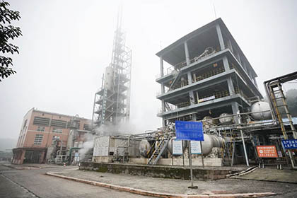 瀘天化股份公司硝酸車間I硝裝置取得長(zhǎng)周期生產(chǎn)百日紅